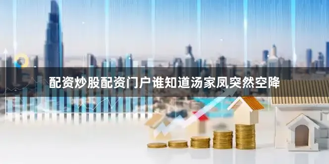 配资炒股配资门户谁知道汤家凤突然空降